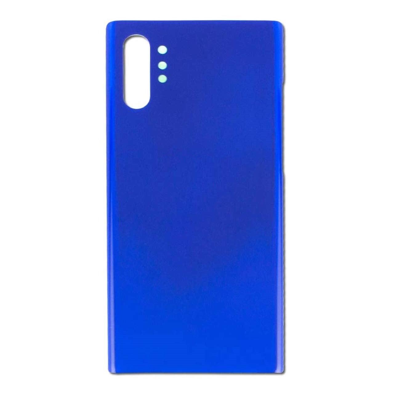 Back Glass Panel for Samsung Galaxy Note 10 + Plus N975F Aura Blue with Camera Lens Module and Self Adhesive Tape - EGFix Back Glass Panel for Samsung Galaxy Note 10 + Plus N975F Aura Blue with Camera Lens Module and Self Adhesive Tape - EGFix